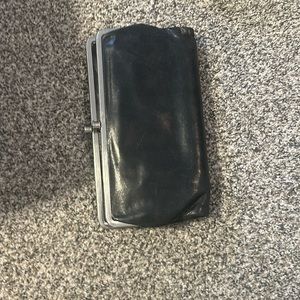 Black hobo wallet